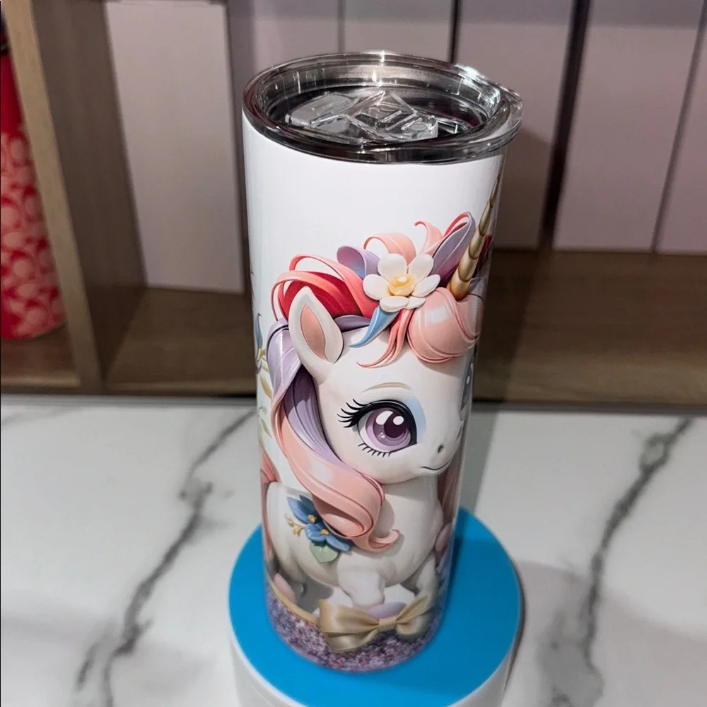 20oz Unicorn Tumbler - Picture 6 of 6